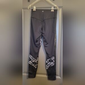 Urban Savage Black Lace Panel Leggings New with Tags Medium Sold Out